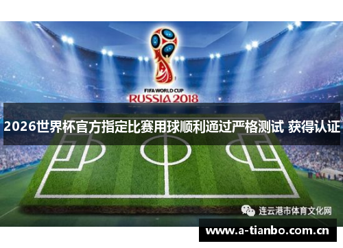 2026世界杯官方指定比赛用球顺利通过严格测试 获得认证 2026世界杯官方指定比赛用球顺利通过严格测试 获得认证
